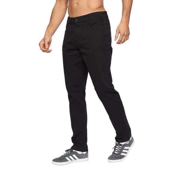 Duck and Cover Mens Franztown Slim Chinos / Black